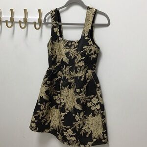 Band of the free empress Elegant Black and Gold Dress